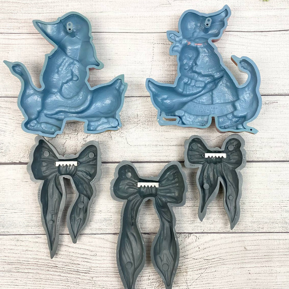 VNT 1980's Country Boy Girl & Bow Wall Decor Set Burwood Product Co and Homco - Picture 8 of 11